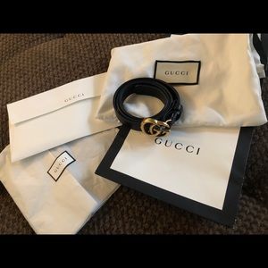 GG Marmont Belt .8 Width